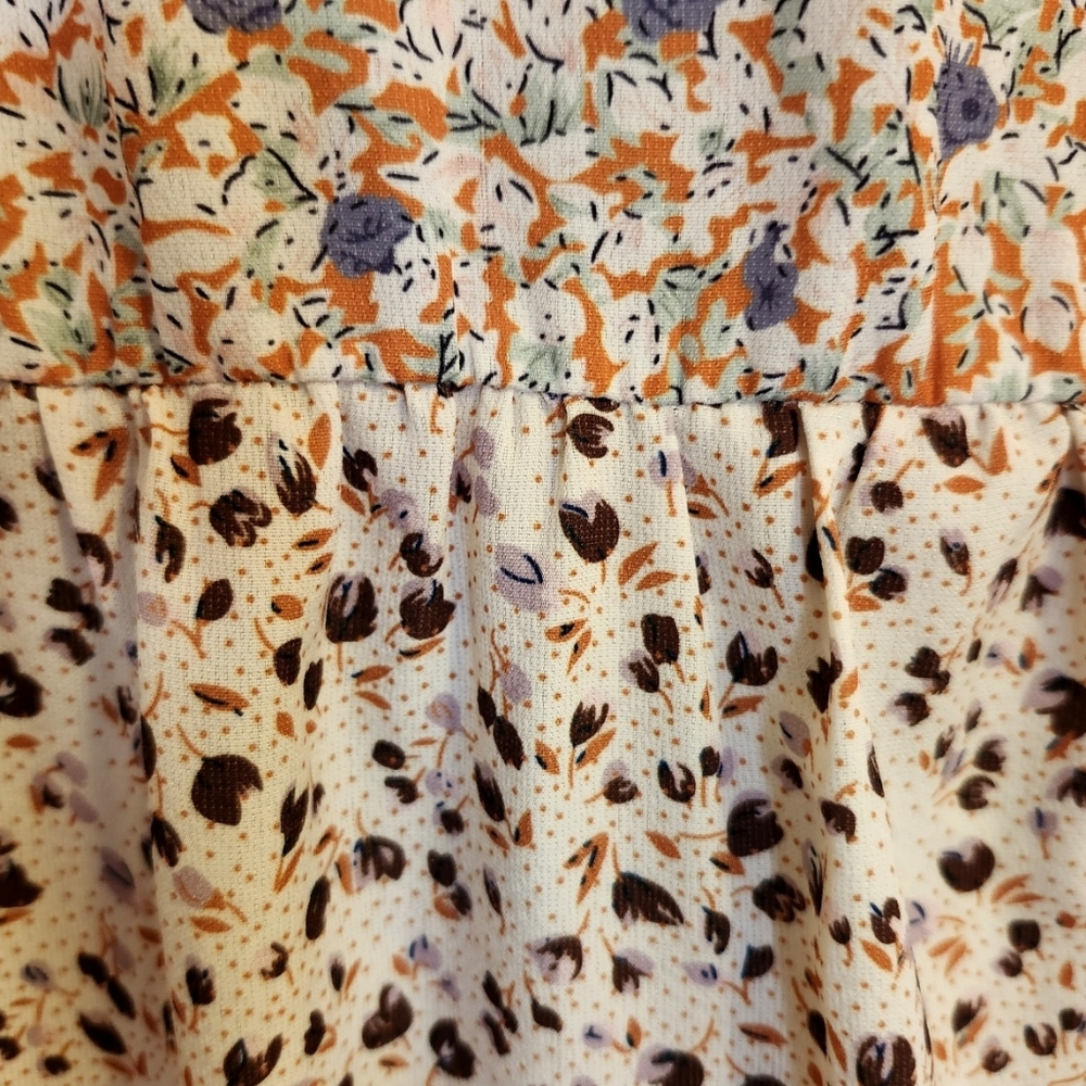 Easel Boho Tiered Mini Dress - Picture 6 of 7